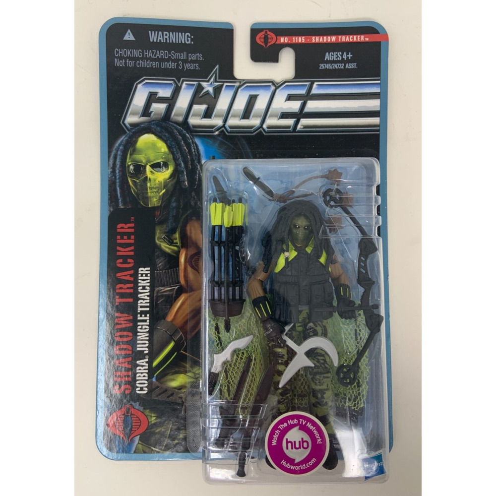 GI JOE PoC Jungle Assault: Shadow Tracker Cobra Jungle Tracker # 1105 NEW 2010